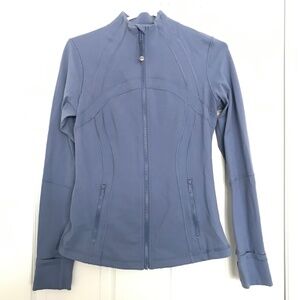 Lululemon Athletica Define Jacket Nulu Sweater Size 8 Brilliant Blue